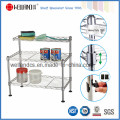 Adjustable DIY Chrome Plated Steel Kitchen Mini Wire Shelf Rack